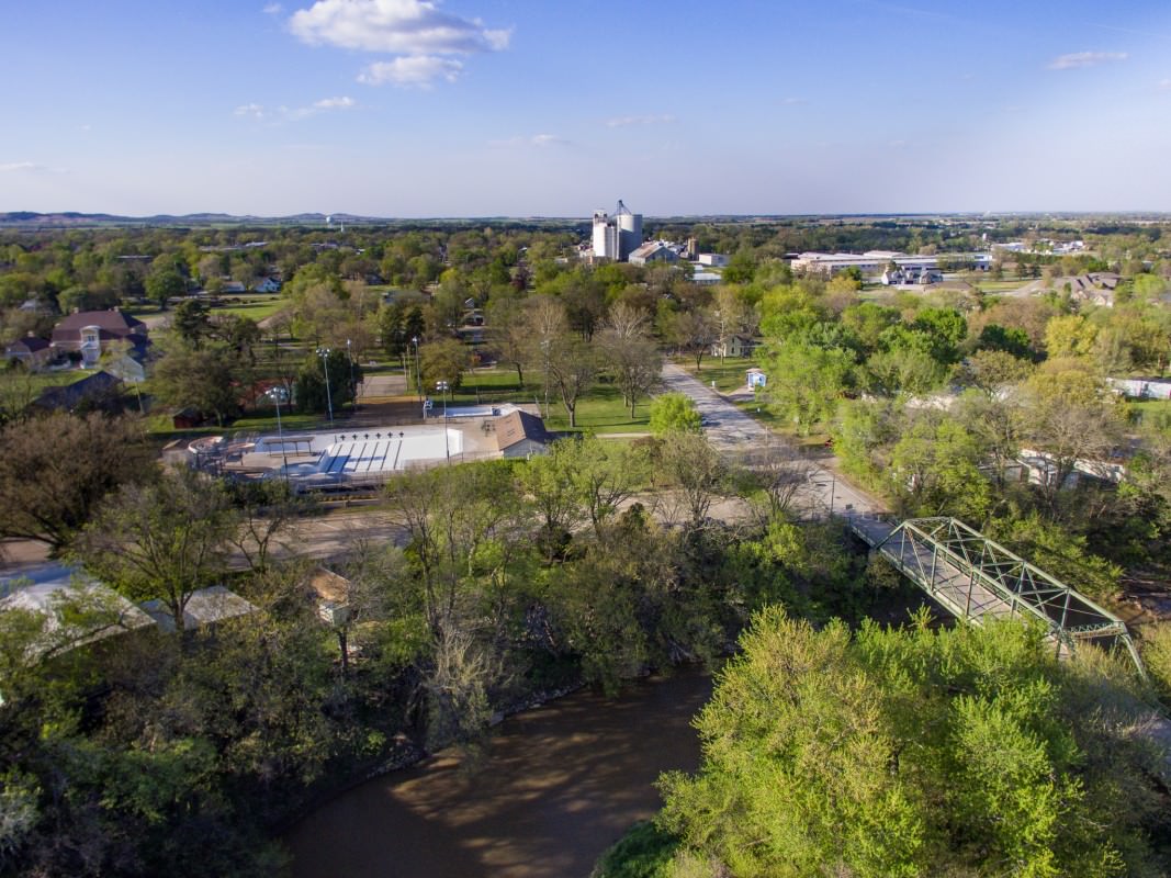 Lindsborg from Above