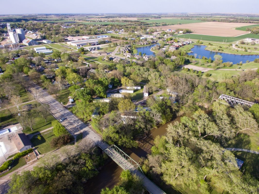 Lindsborg from Above