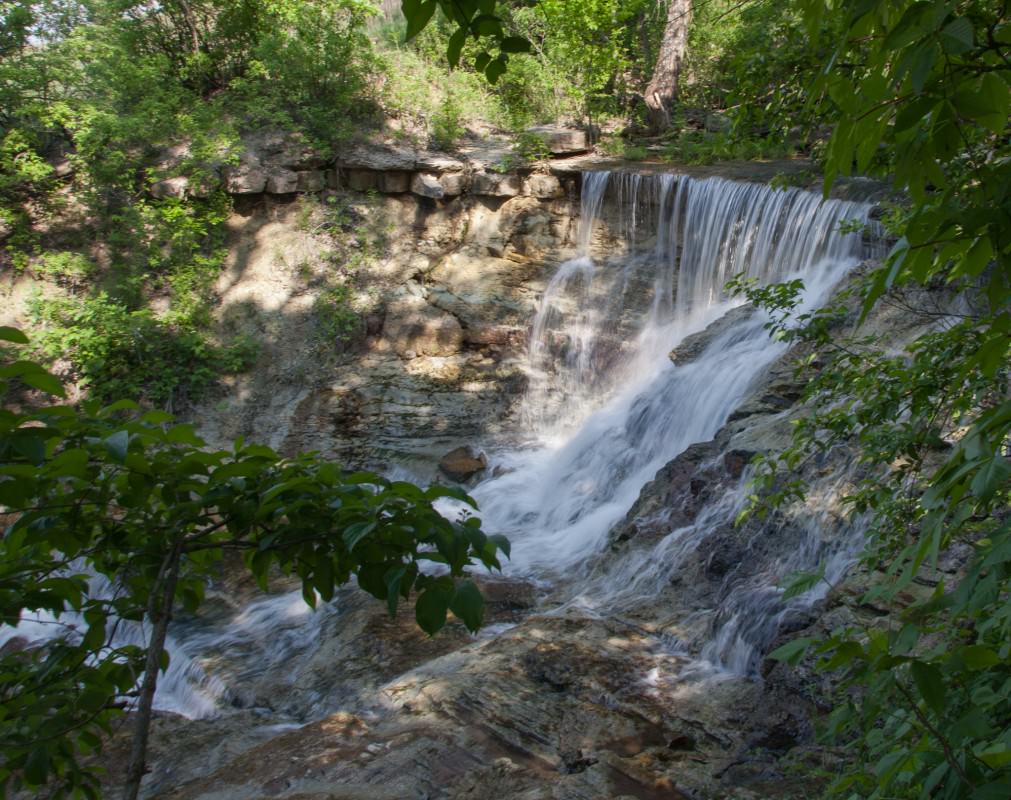 Side View of Middle Falls