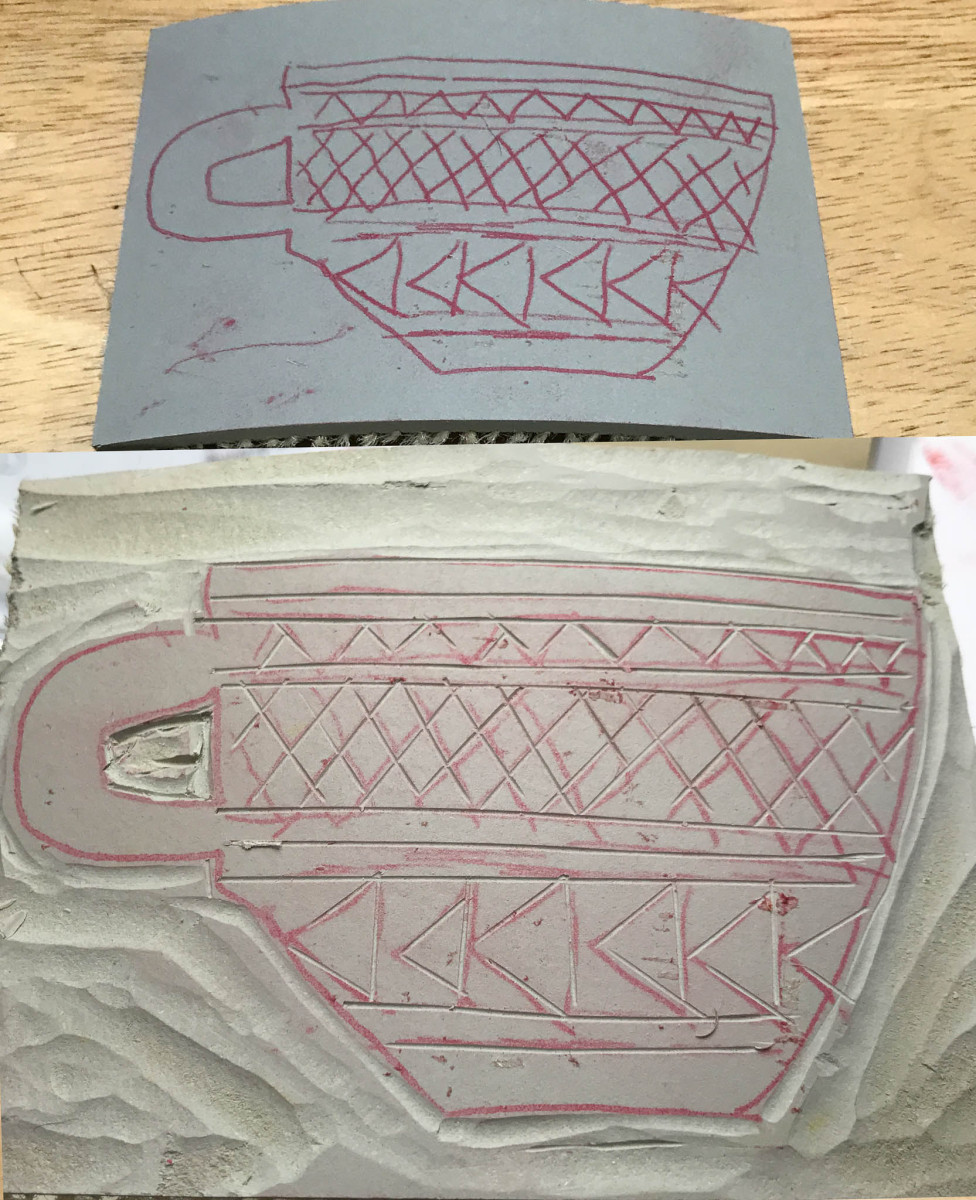 Covfefe Cup, Before and After Cutting
