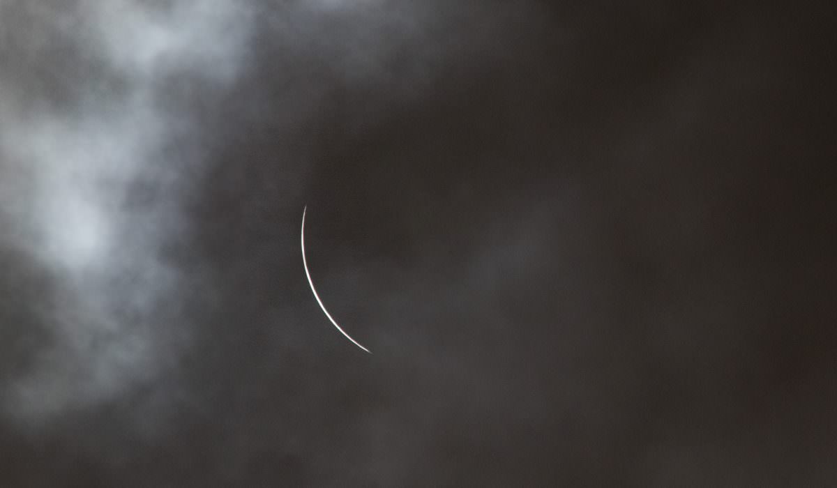 Eclipse 2017 Just Before Totality