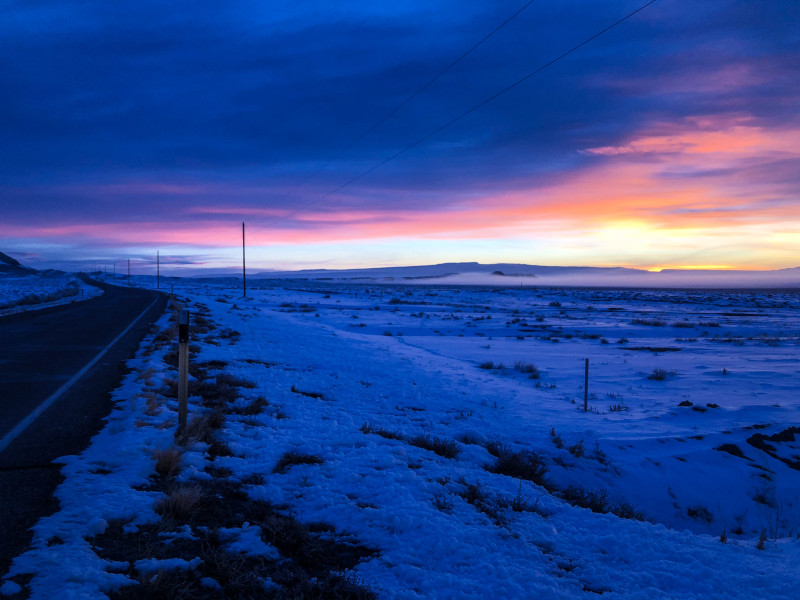 Sunrise on a Very Long Day