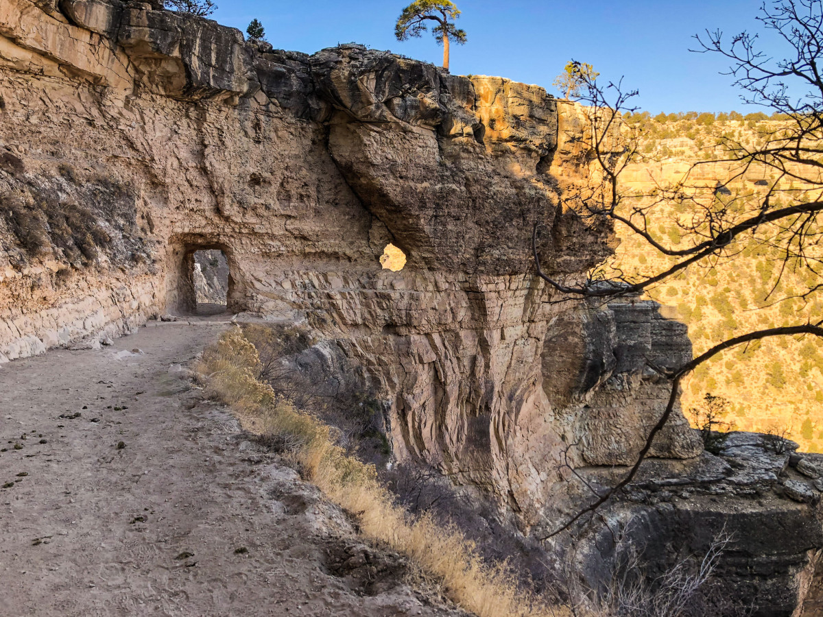 Grand Canyon Hike: First Tunnel