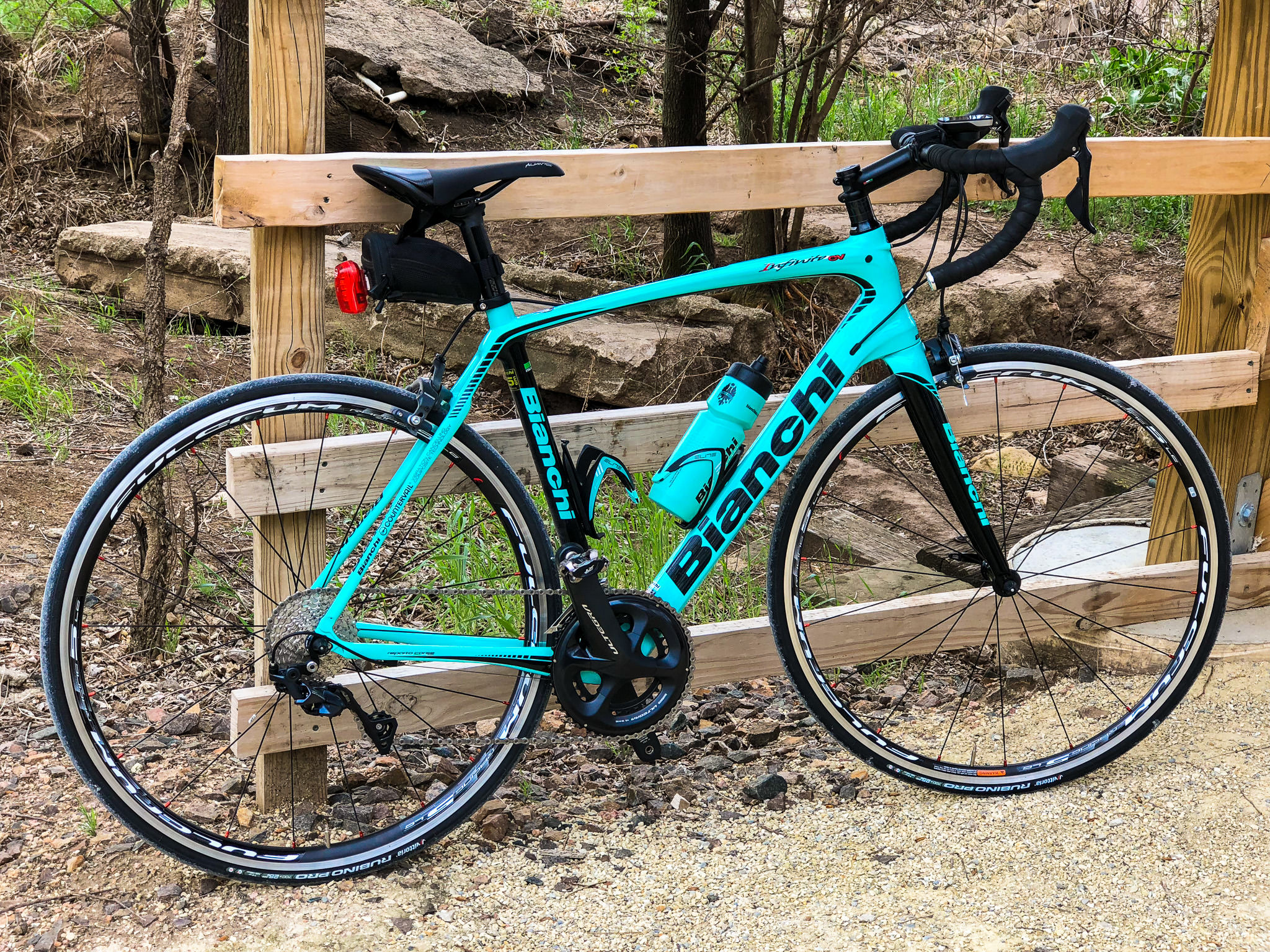 bianchi turquoise bike