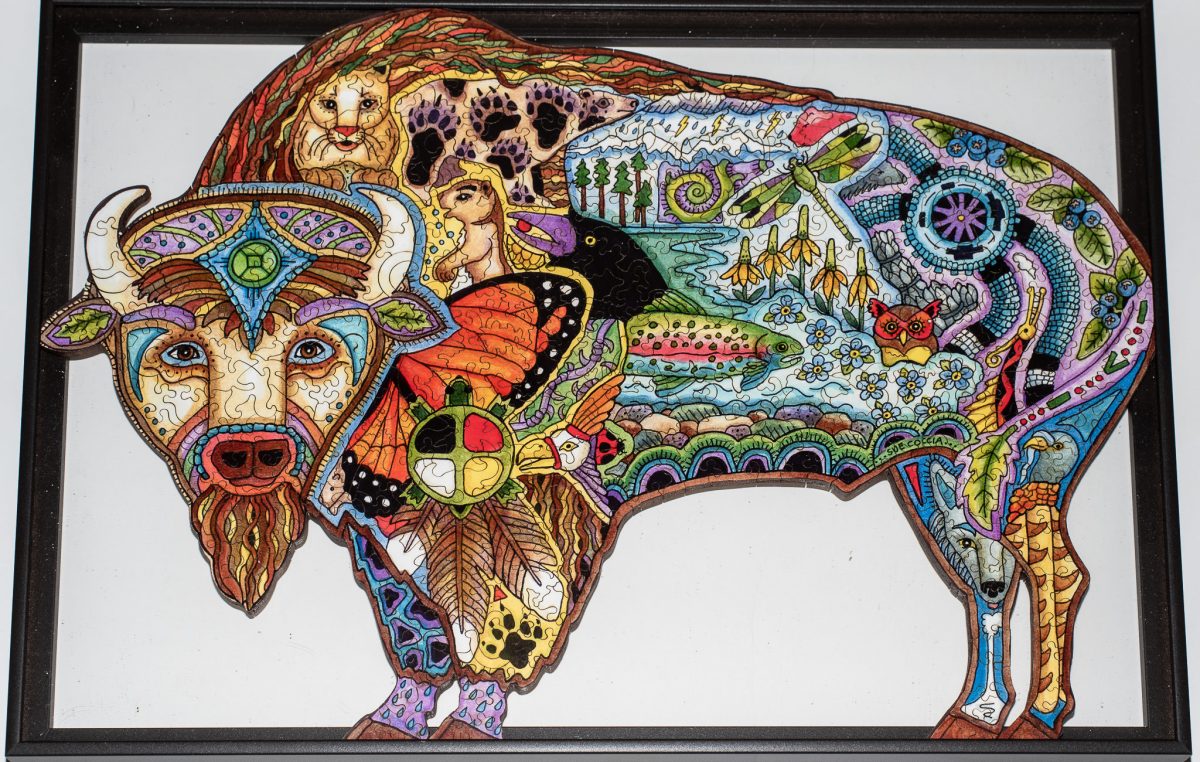 Bison Puzzle: Framed!