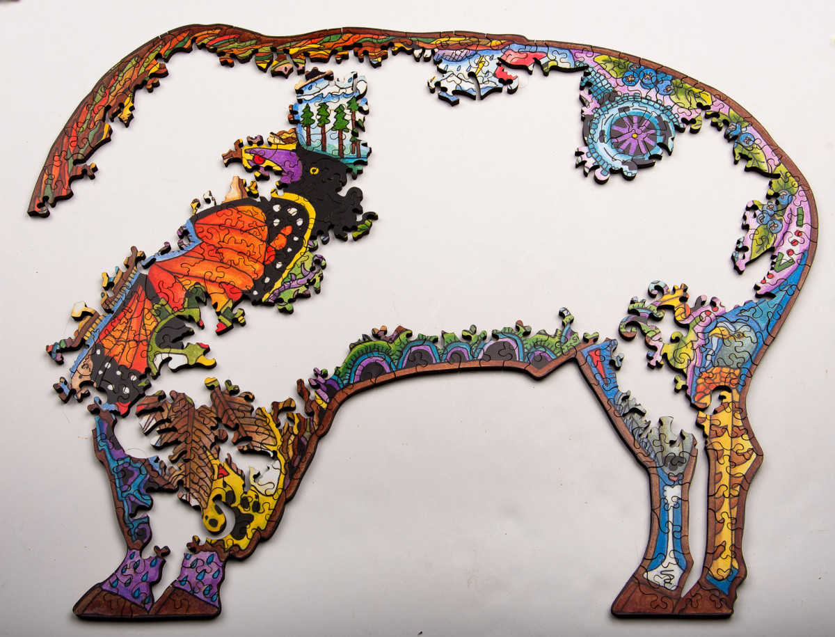 Bison Puzzle: almost outlined