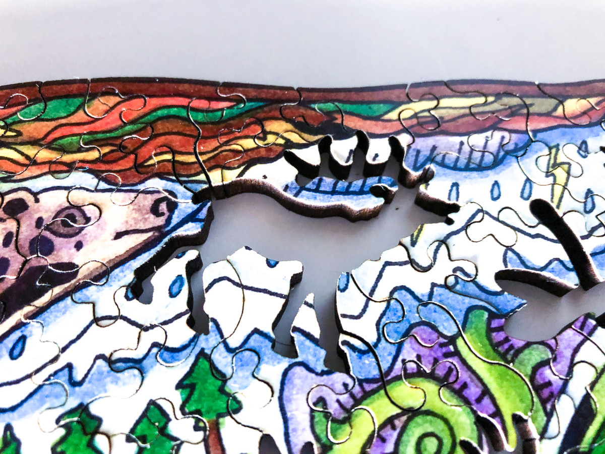 Bison Puzzle: Elk whimsy