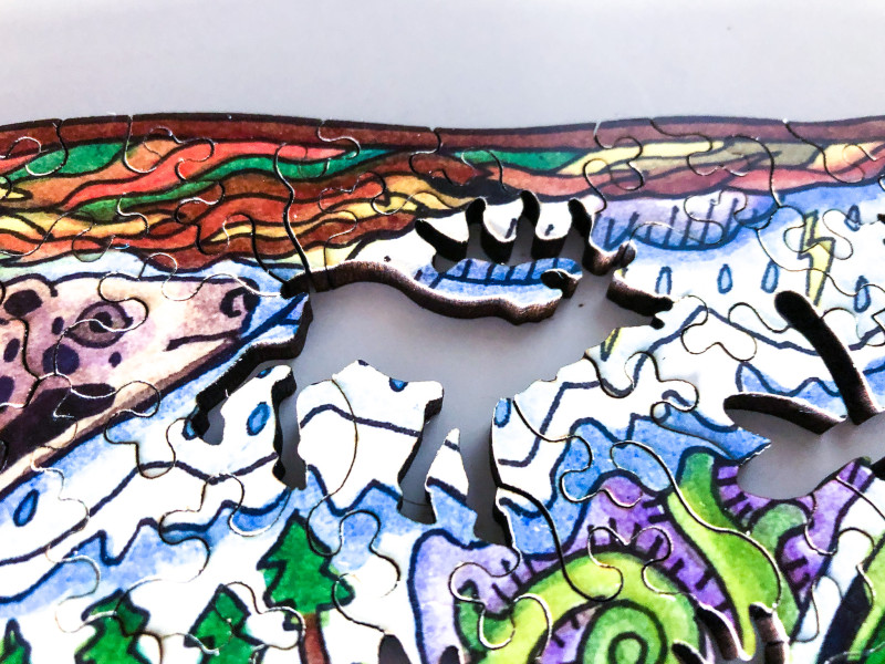 Bison Puzzle: Elk whimsy