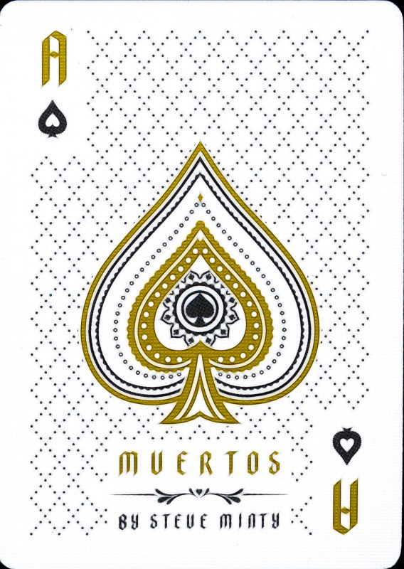 Muertos Mourning Gold - Fractalized Ace of Spades