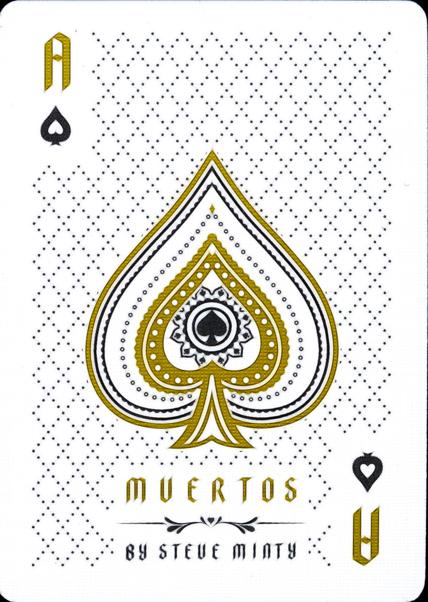 Muertos Mourning Gold - Fractalized Ace of Spades