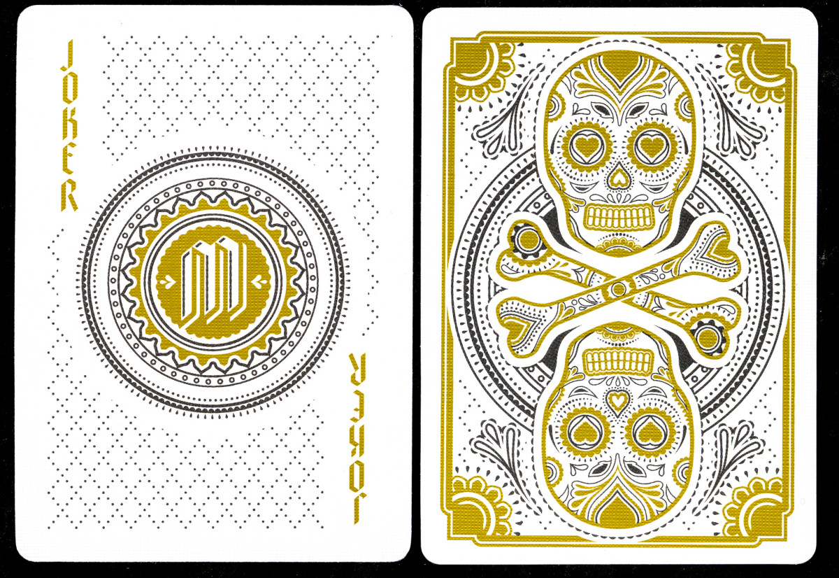 Muertos Mourning Gold - Joker & Back of Card