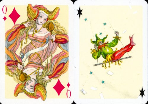 Tejada cards, queen and joker