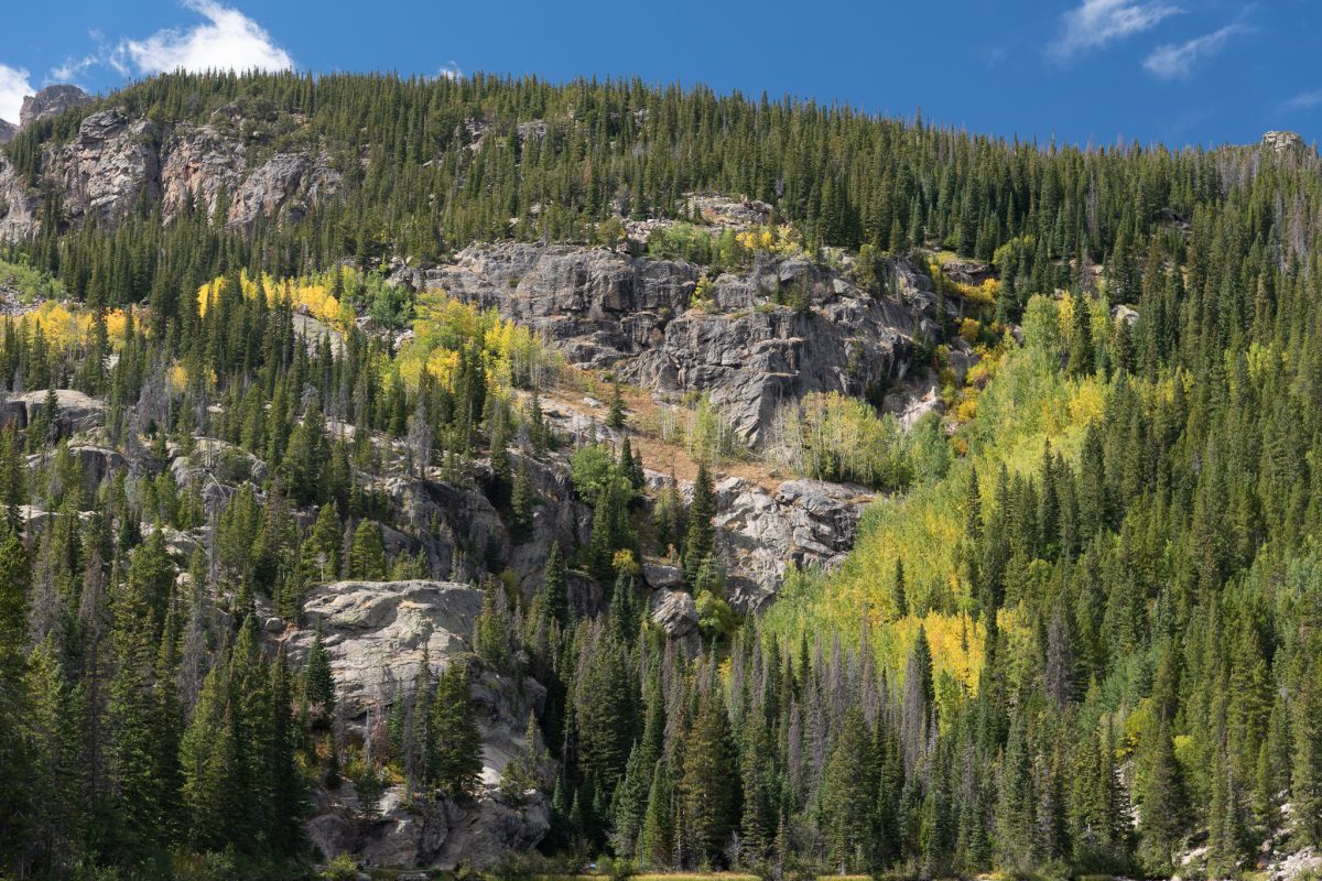 Views from the trail around Bear Lake, RMNP, Colorado