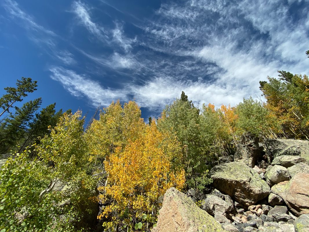 Views from the trail around Bear Lake, RMNP, Colorado