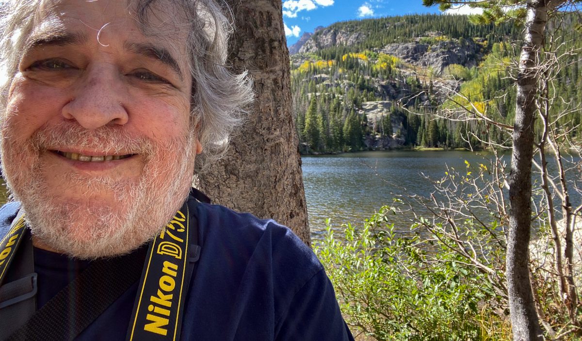 Selfie of Mike at Bear Lake, Colorado