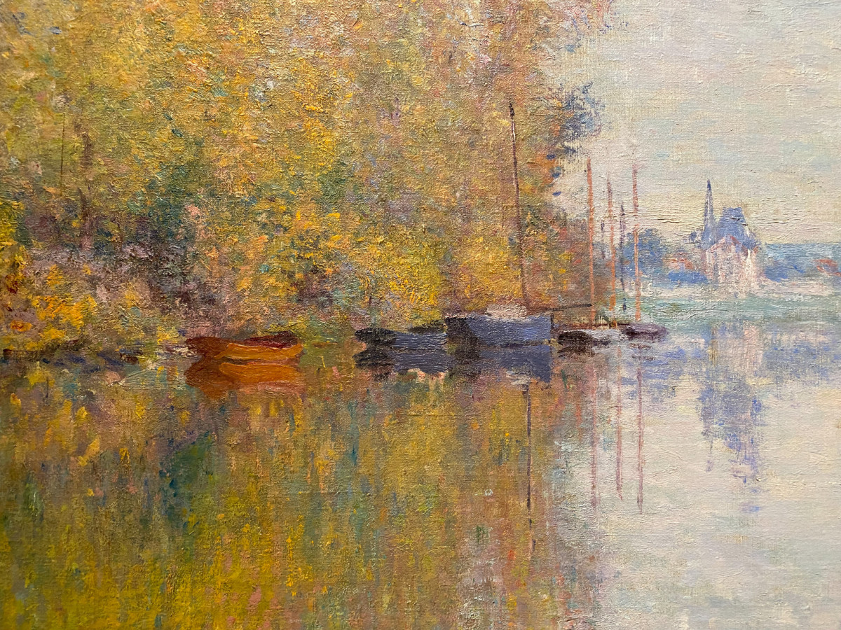 Boats on a River (detail)