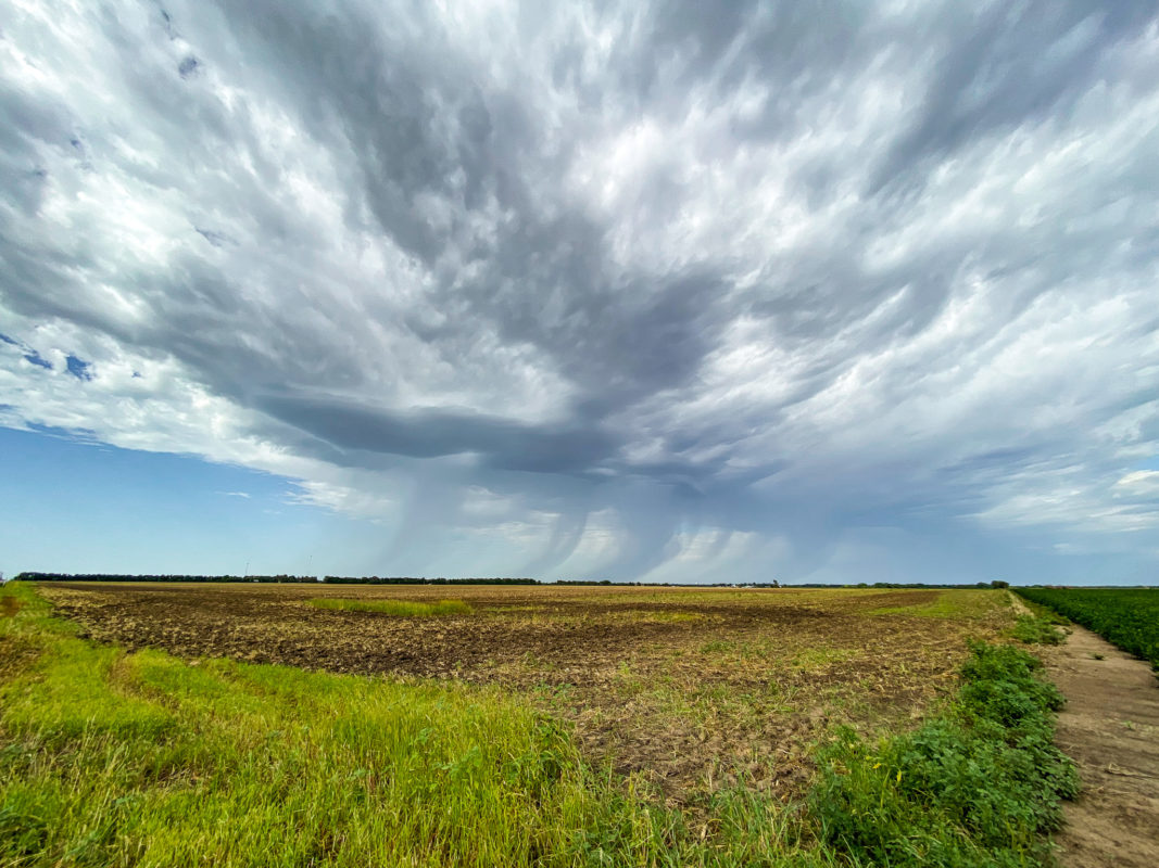 Storm Clouds Dancing Across the Prairie