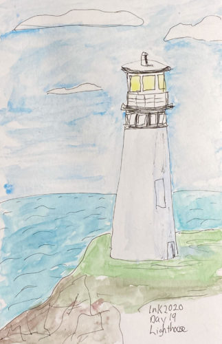 Inktober Day 19 - Lighthouse