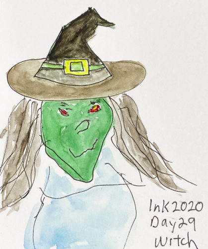 Inktober Day 29 - Witch