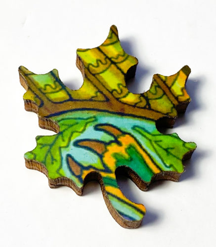 Liberty Puzzle - Horned Owl - Whimsy - Leaf
