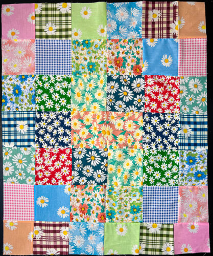 Quilt Top Sewn from Charm Pack