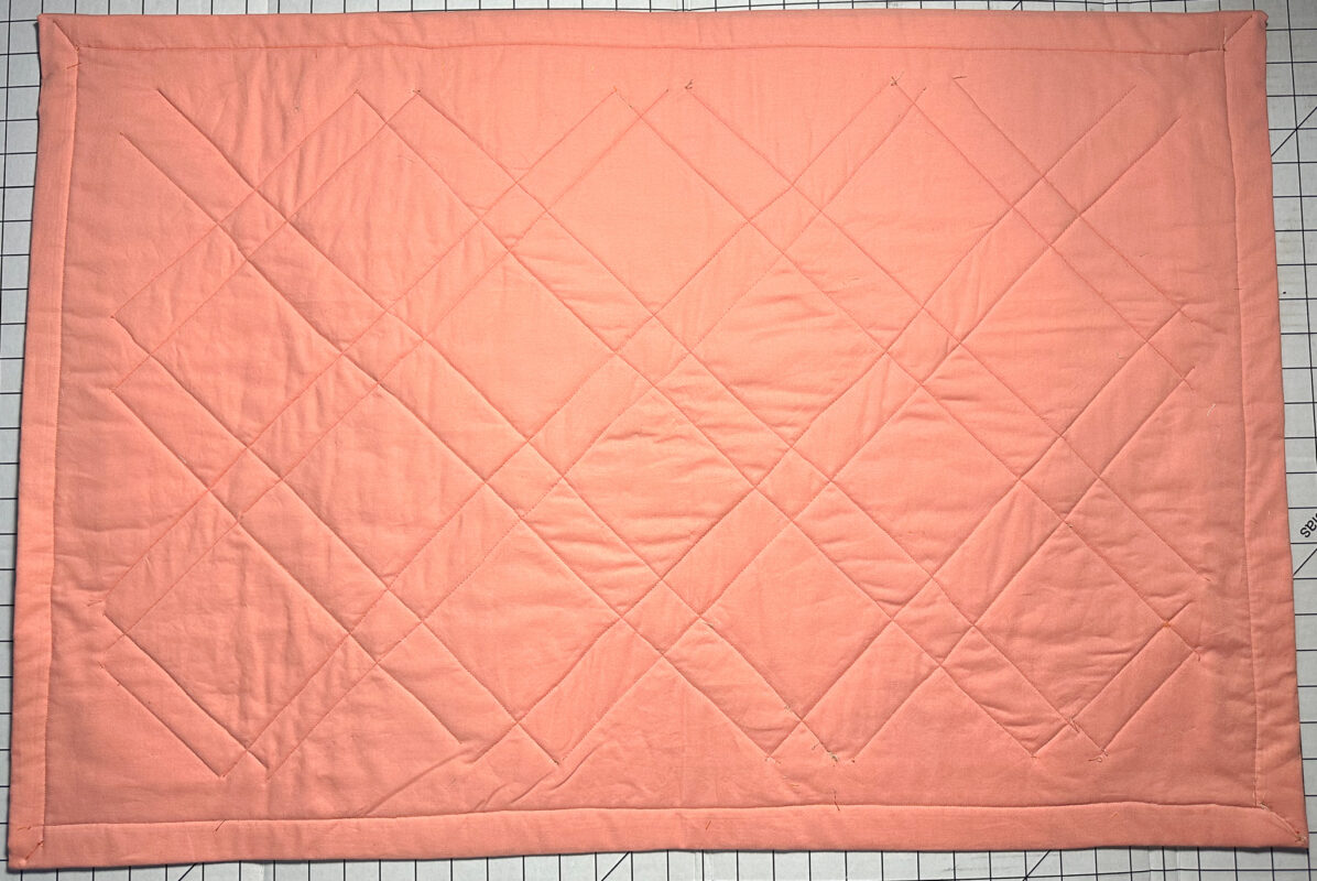 Rough Diamonds Quilt - back