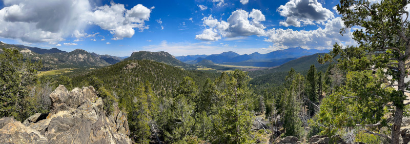 Panorama from Many Parks Curve Overlook