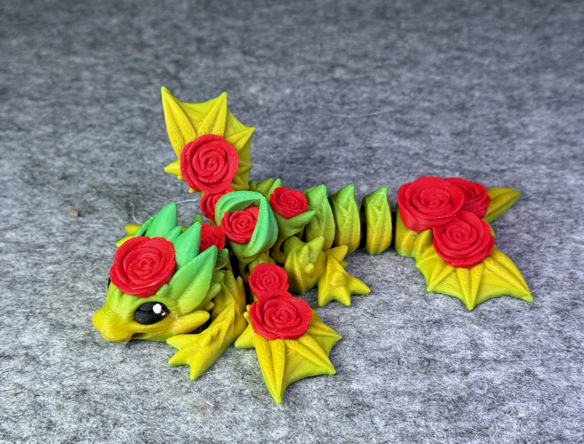 3D prints: Amazing Rose Dragon