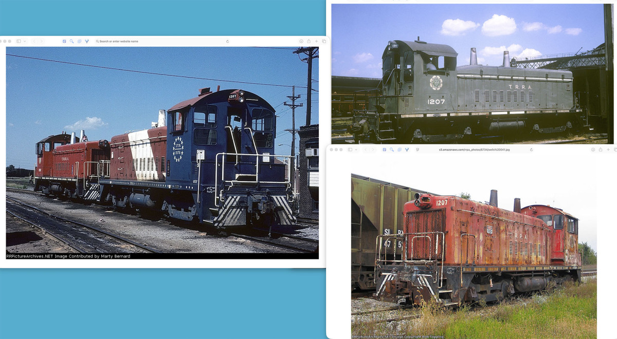 TRRA #1207 in 1965, 1976 and 2005